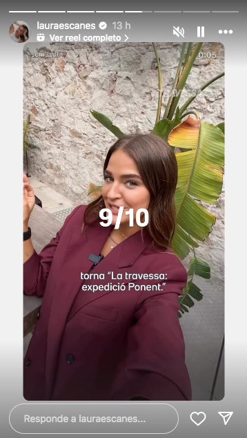 Laura Escanes, emocionada pel retorn de La Travessa - Instagram