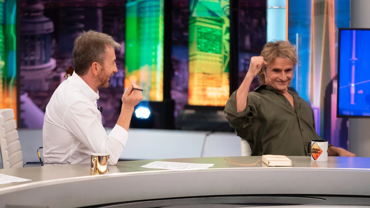 Pablo Motos ha fet la pilota al convidat durant l'entrevista - Antena 3