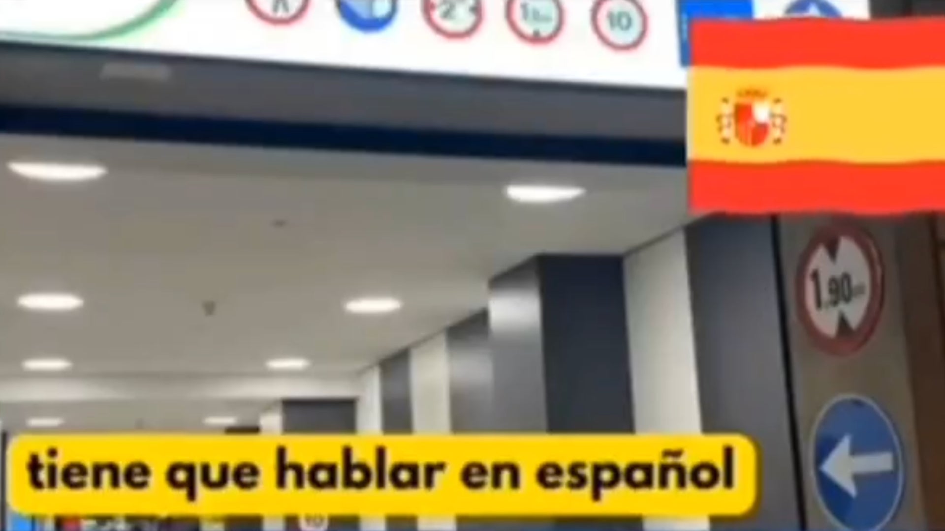 Captura d'imatge del vídeo manipulat / X