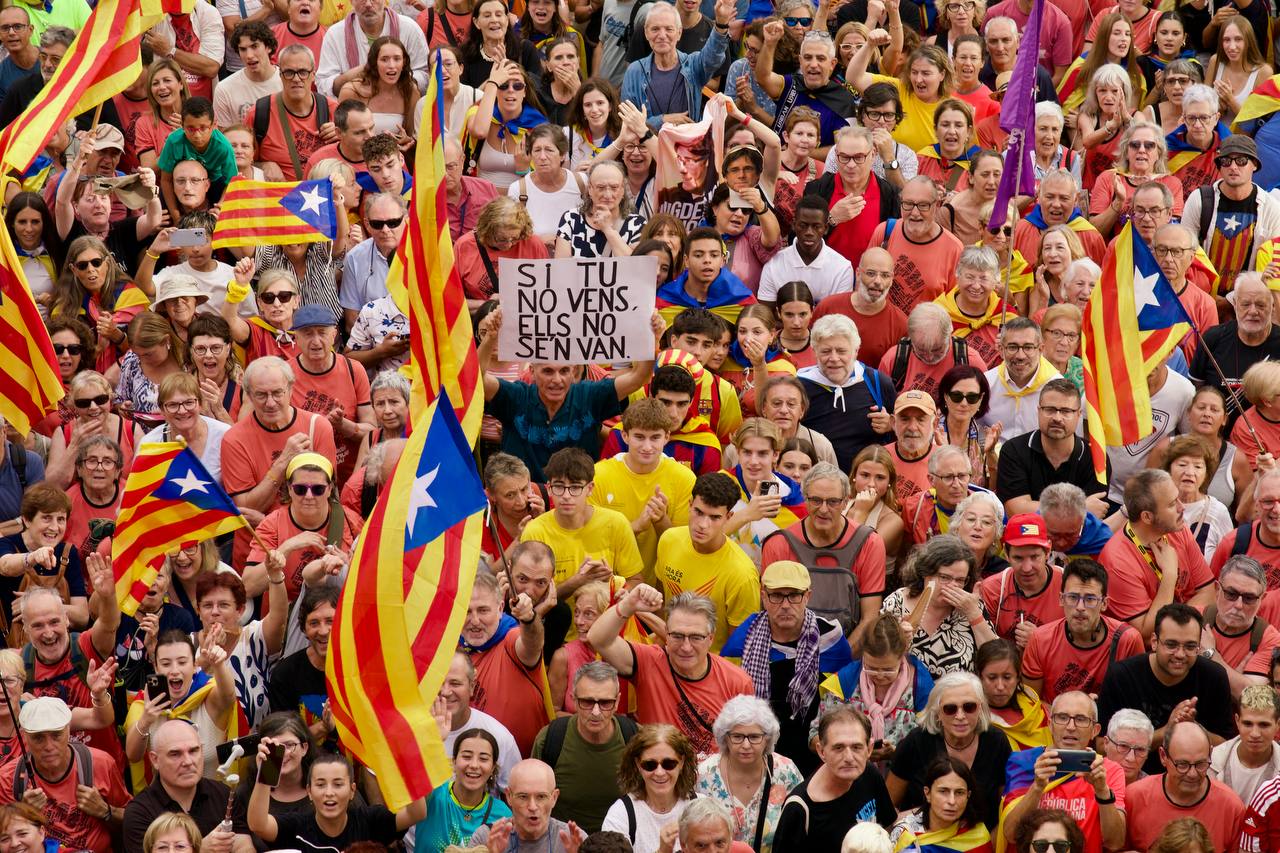 Manifestants de la Diada Nacional 2025 | Mireia Comas