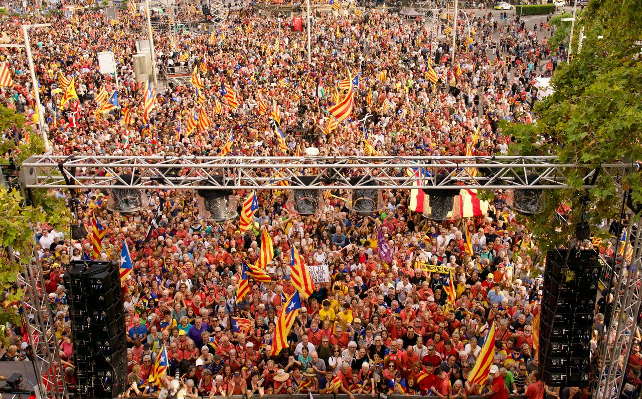 Manifestants de la Diada Nacional 2025 | Mireia Comas