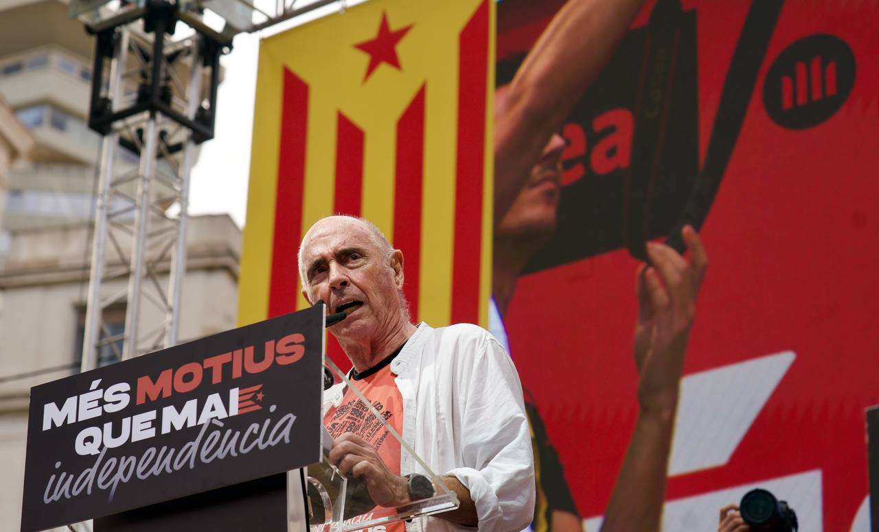 El presidente de la ANC durante el discurso de la Diada 2025 | Mireia Comas