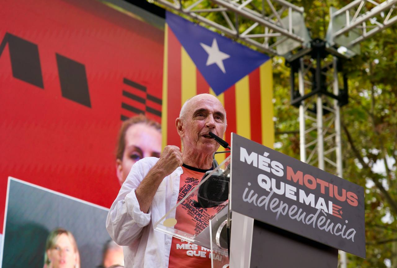 El president de l'ANC durant el discurs de la Diada 2025 | Mireia Comas