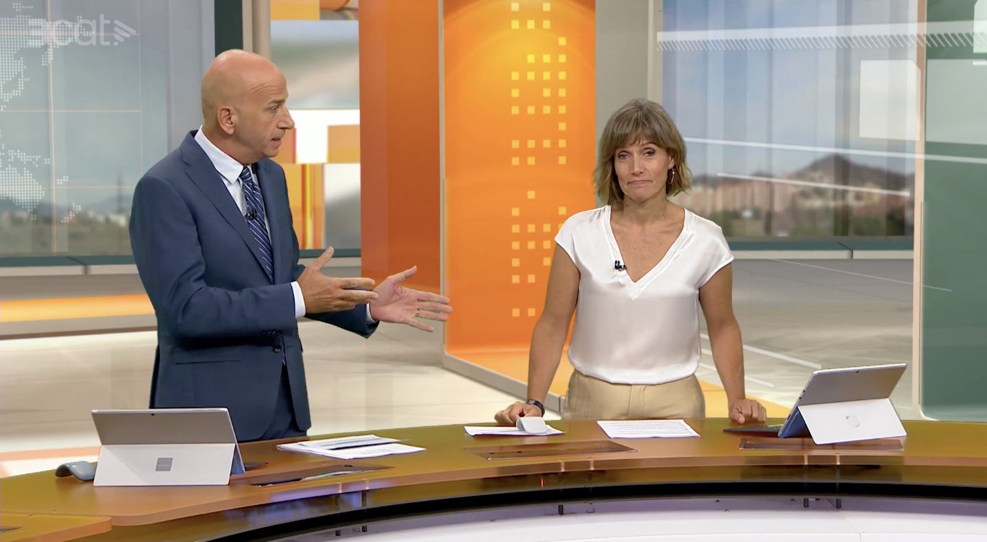 Xavi Coral i Raquel Sans s'acomiaden en directe ara que deixaran de ser parella televisiva - TV3