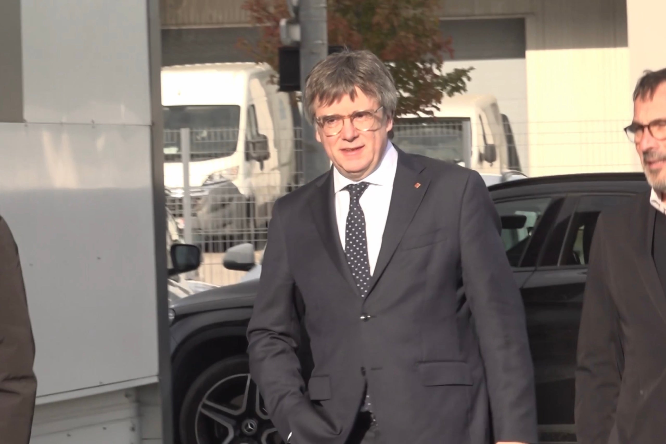 El president de Junts, Carles Puigdemont, abans d'una reunió del partit / ACN