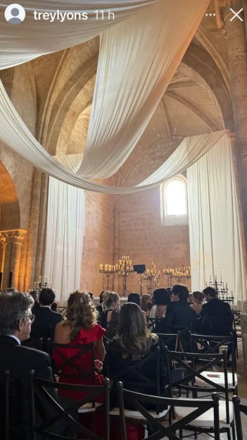 Així han decorat l'església els nuvis - Instagram