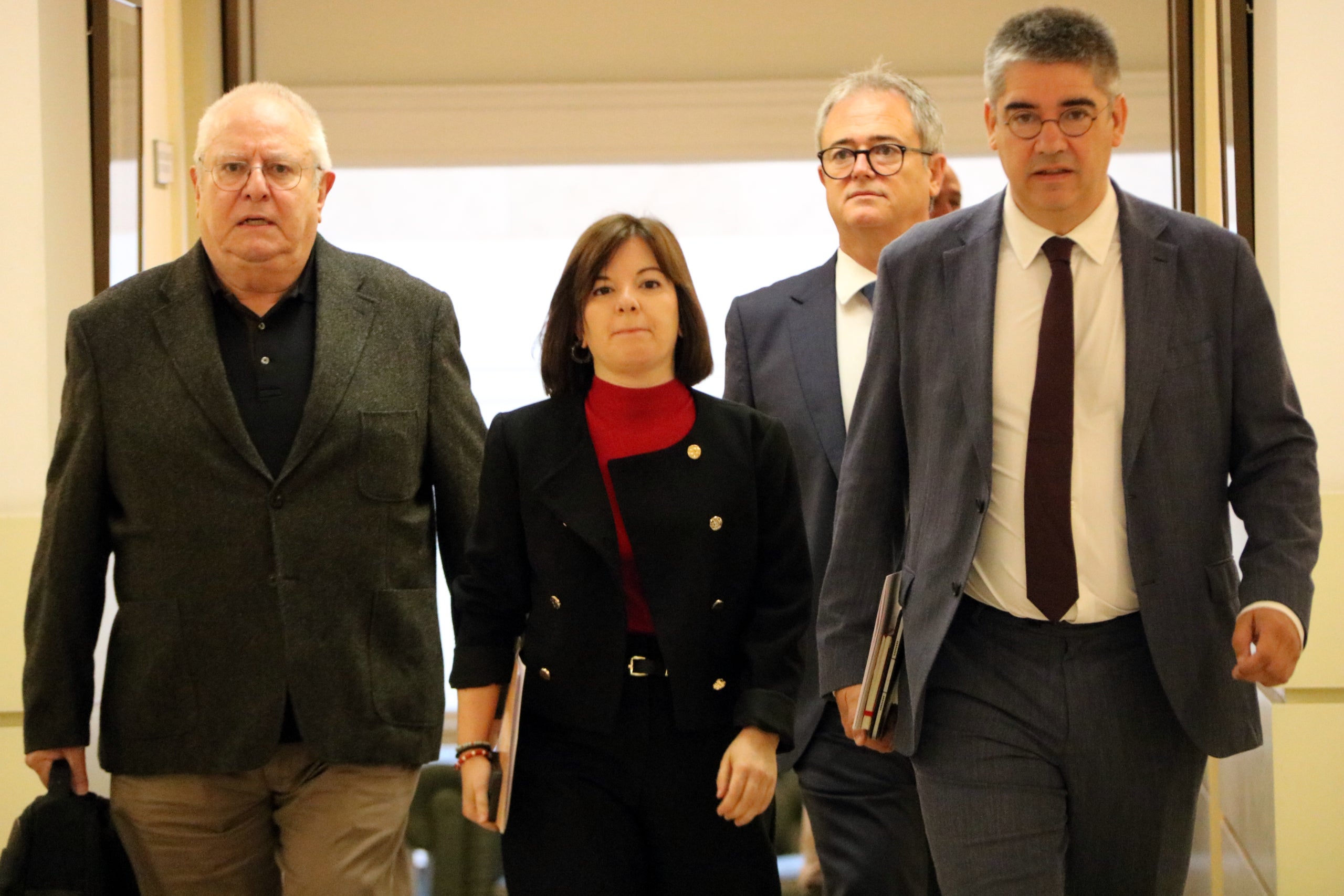 Els senadors d'ERC Joan Queralt i Sara Bailac arriben a la comissió d'investigació del cas Koldo / ACN
