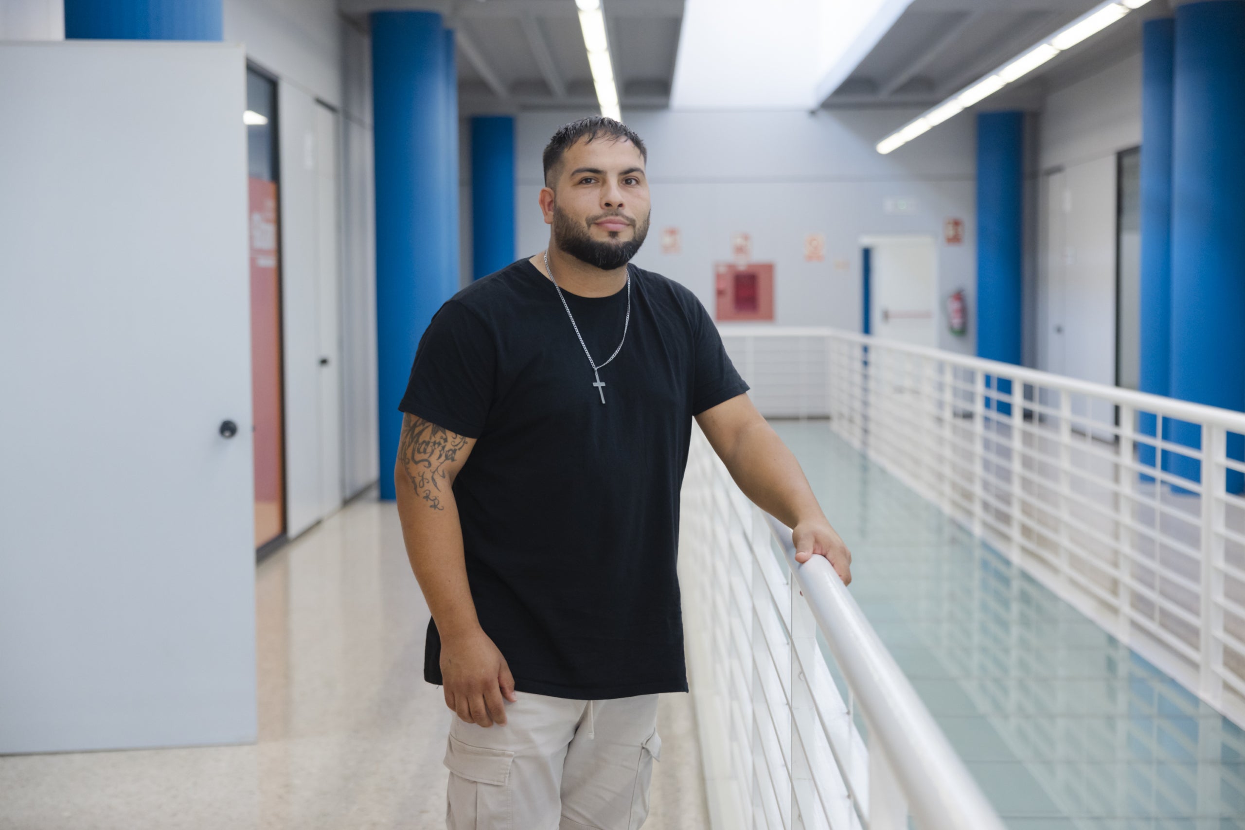 Jonathan Segura Giménez, de 31 anys, és beneficiari dels programes CaixaProinfància i Incorpora. © Silvia Villar. Fundació ”la Caixa”