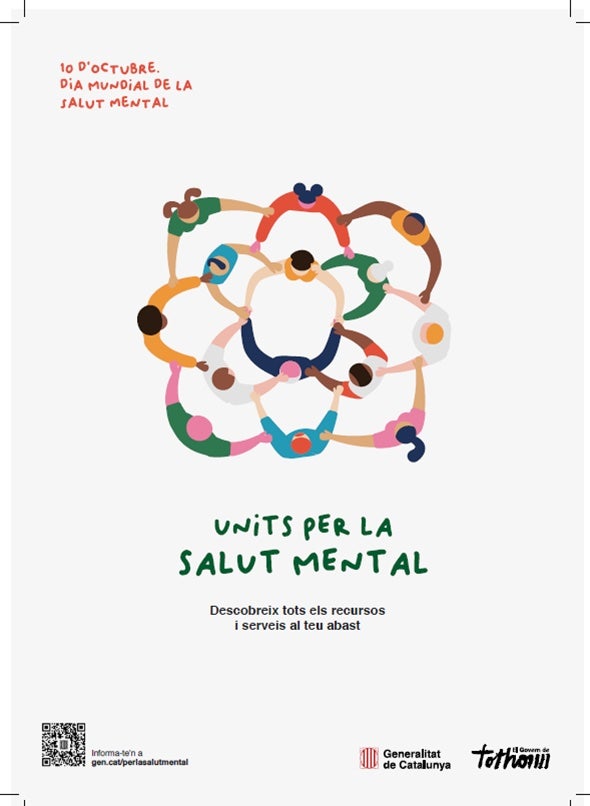 Cartel de la campaña 'Units per la salut mental'