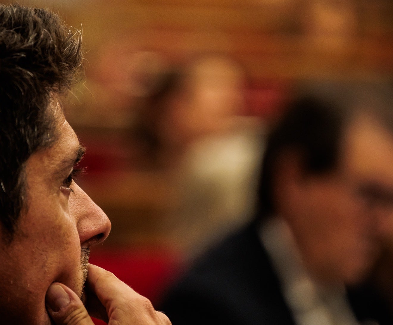 David Cid, dels Comuns, en un moment del debat de Política General/David Ramos Deladevesa/Parlament