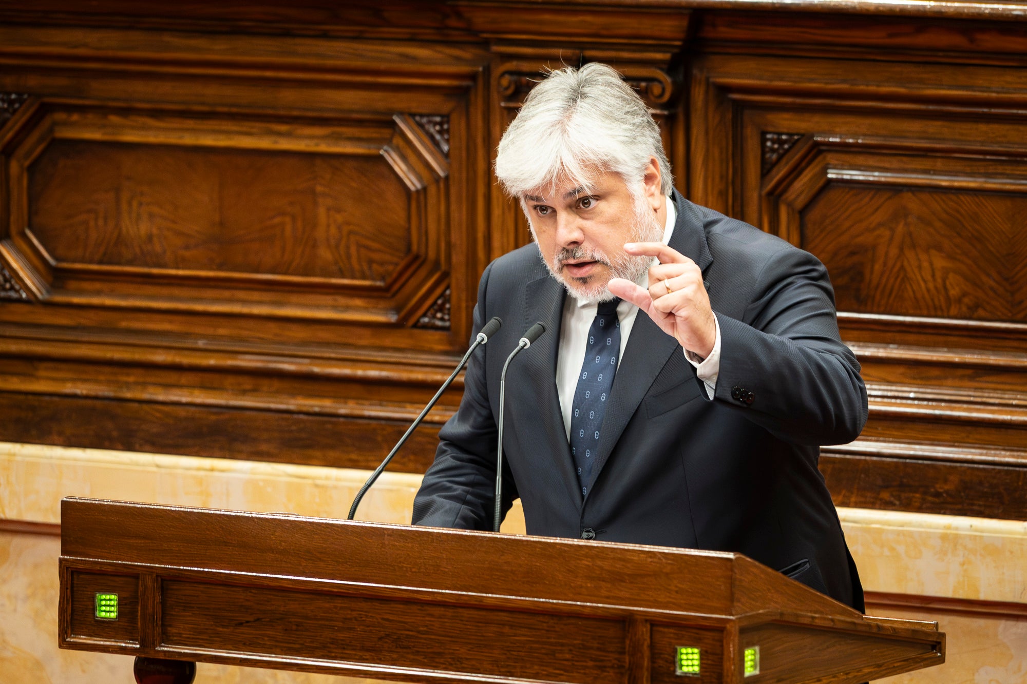Albert Batet en el debate de política general en el Parlamento de Cataluña 08.10.2025 | Mireia Comas
