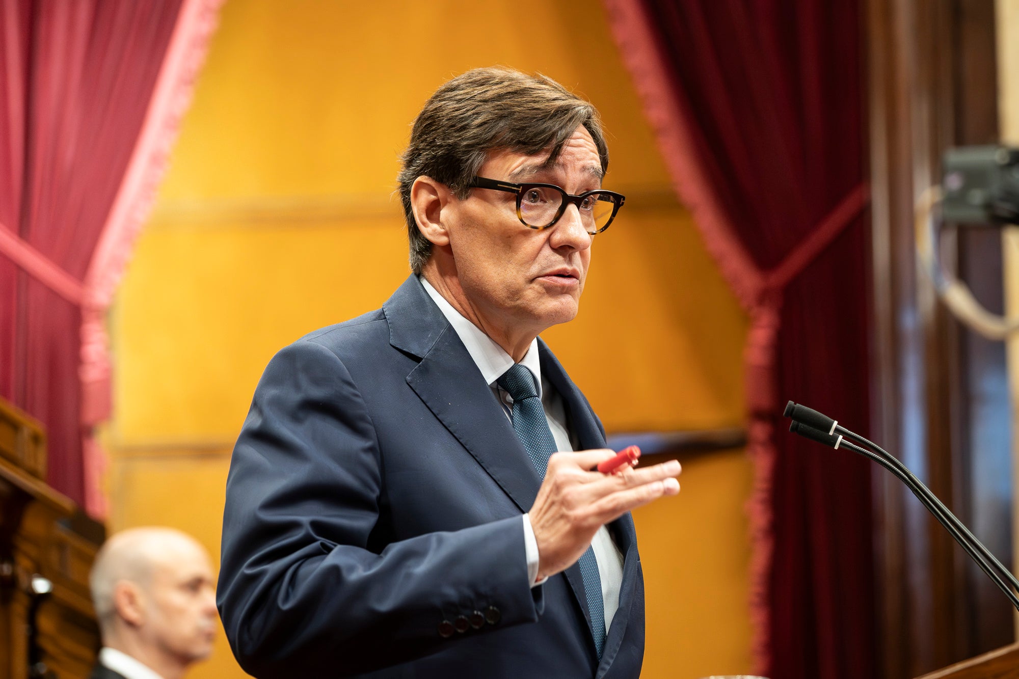 Salvador Illa al debat de política general al Parlament de Catalunya 08.10.2025 | Mireia Comas