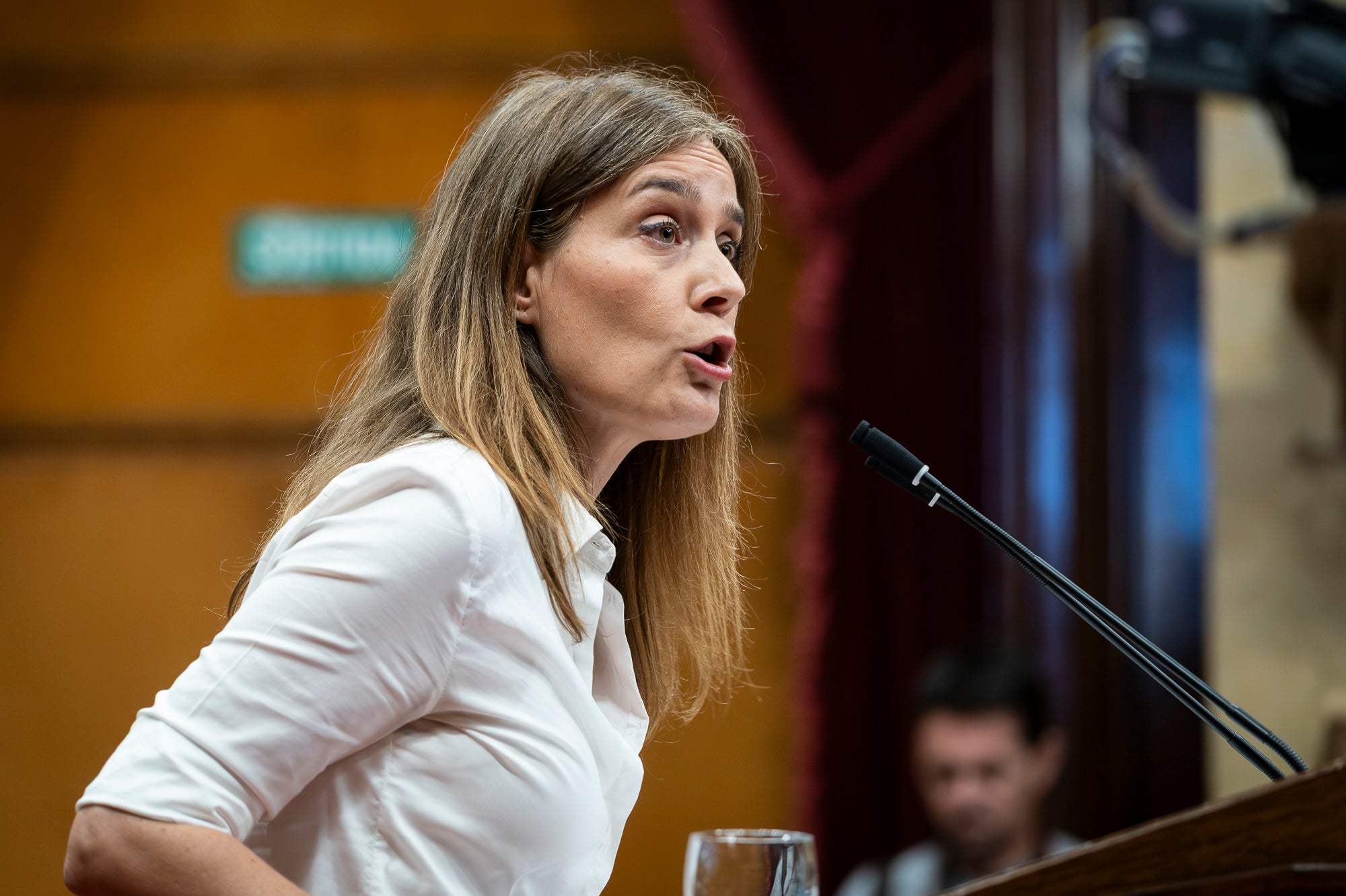 Jéssica Albiach al debat de política general al Parlament de Catalunya 08.10.2025 | Mireia Comas