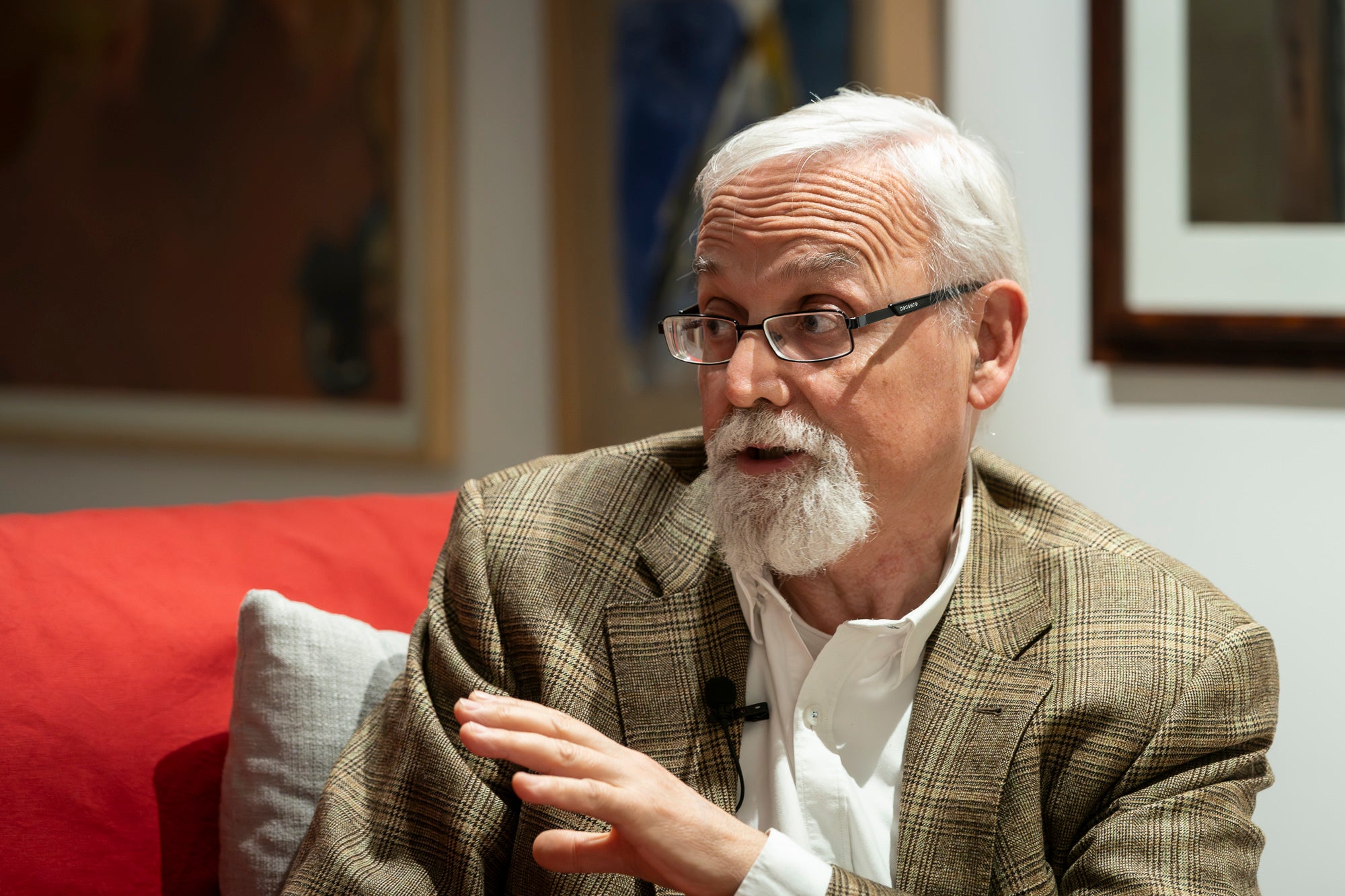 Eduard Berga, estudiós i investigador del Catarisme o “l’últim Càtar”. Barcelona 08.10.2025 | Mireia Comas