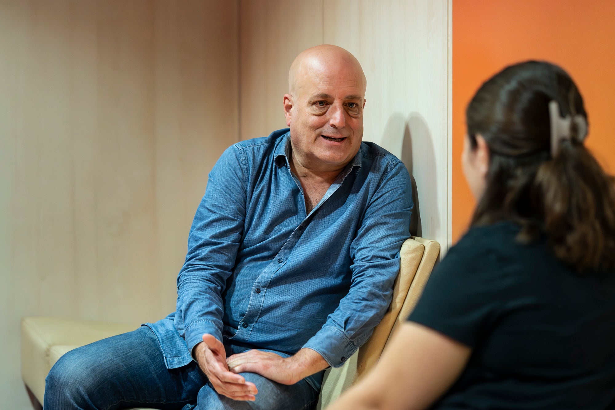 Xavi Freixes, locutor de ràdio nacional. Barcelona 09.10.2025 | Mireia Comas