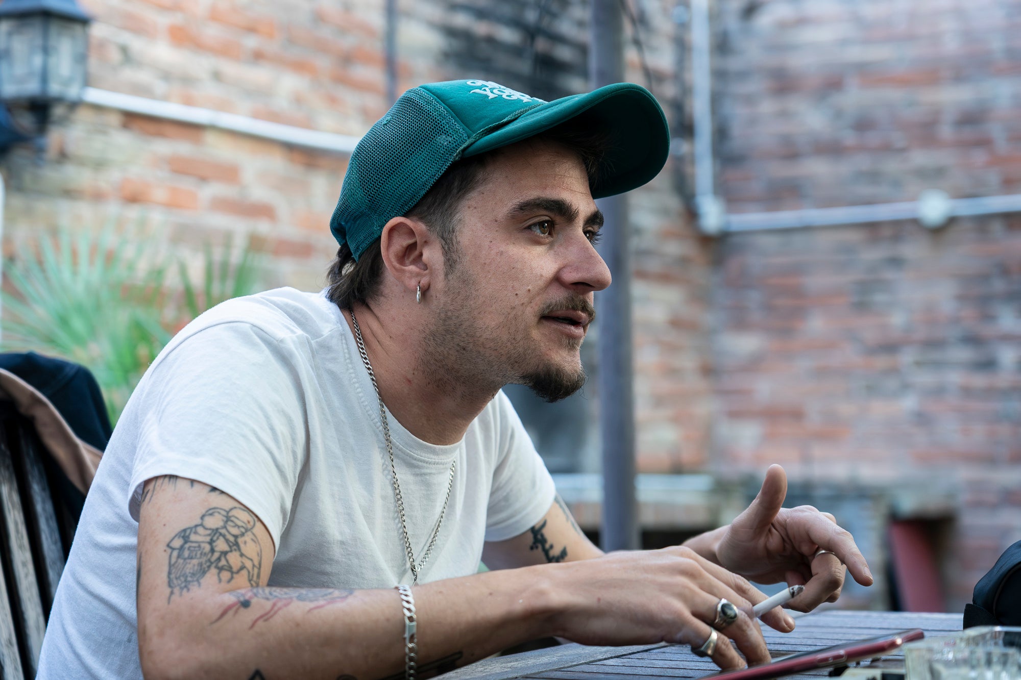 Marc Soto i Pau Lobo, membres del grup de música Sra. Tomasa. Barcelona 23.10.2025 | Mireia Comas