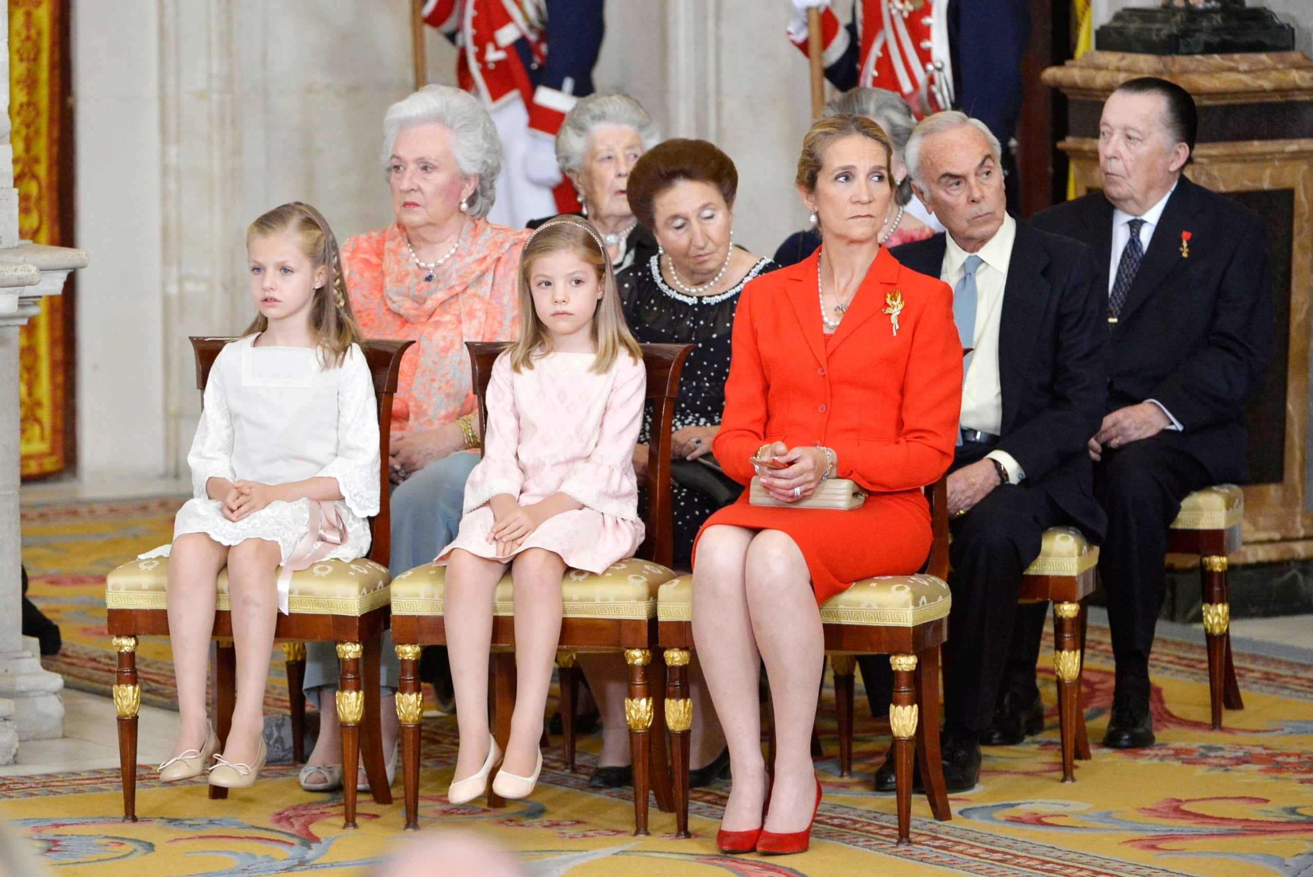 Elena de Borbón con sus sobrinas Elionor y Sofía | Europa Press