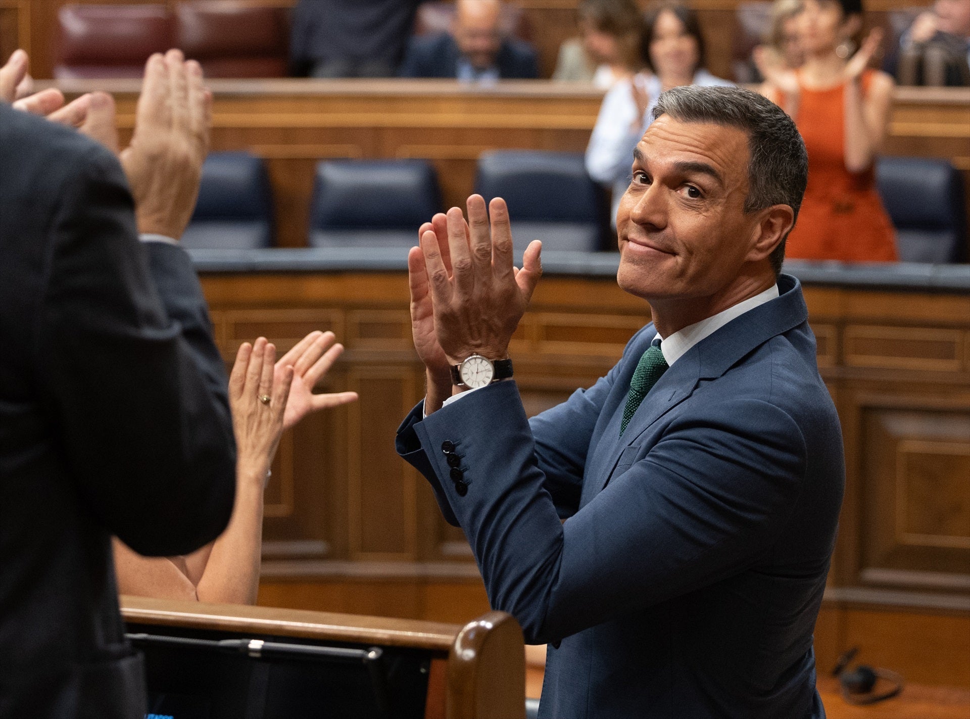 El president espanyol, Pedro Sánchez, al Congrés / Europa Press