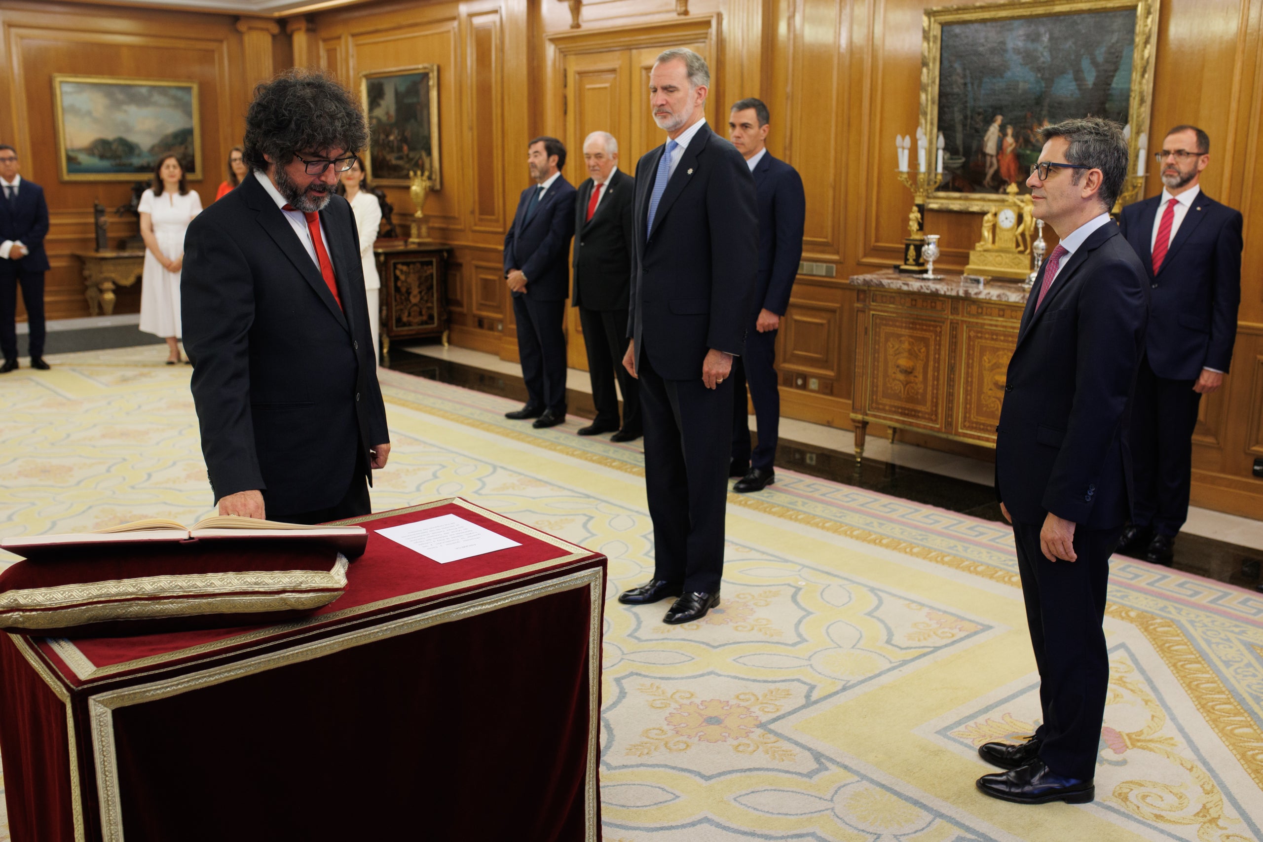El magistrat Carlos Hugo Preciado quan va prometre com a vocal/Alejandro Martínez Vélez / Europa Press