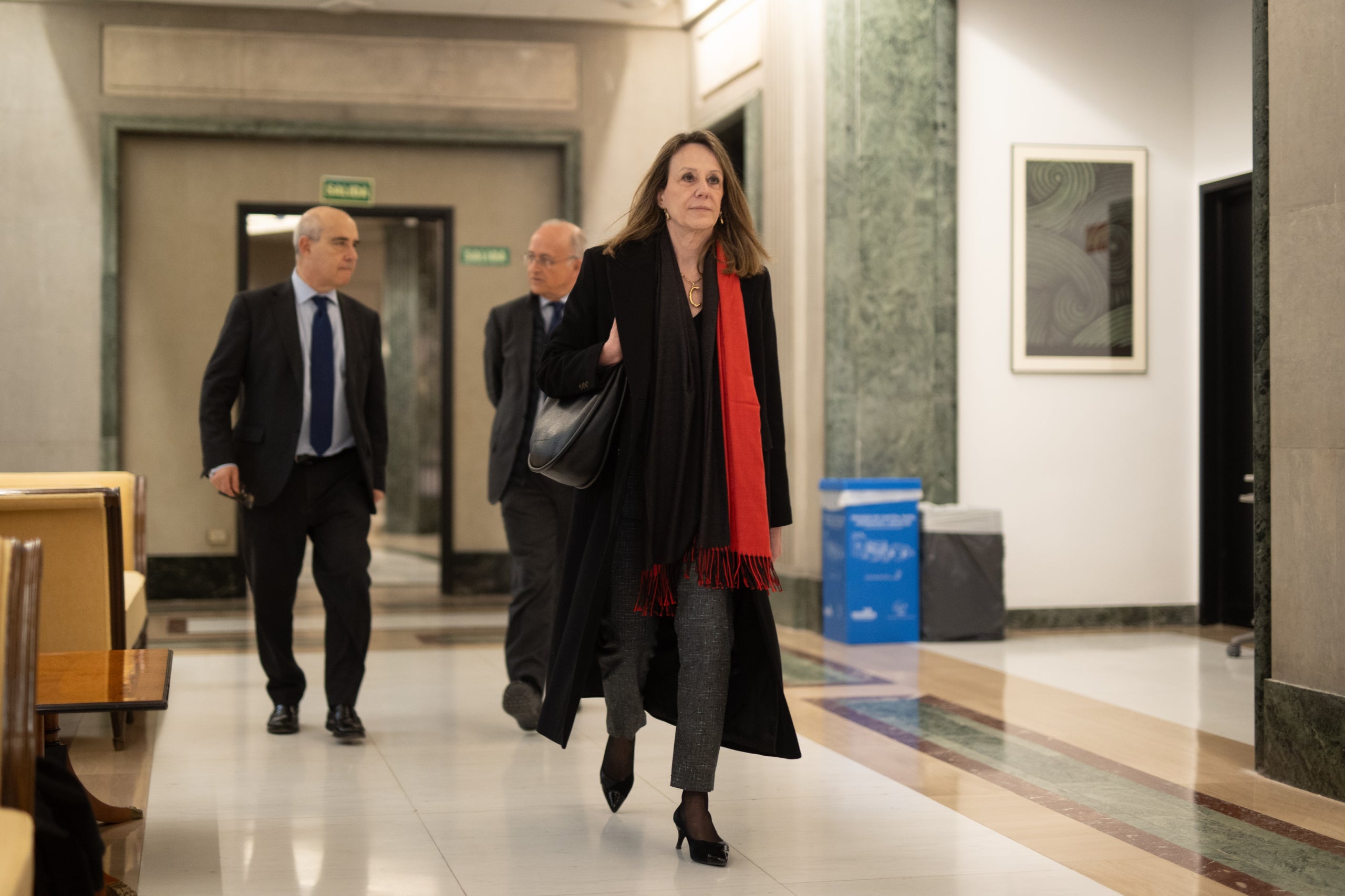Carmen Lamela en una Junta Electoral/ Alejandro Martínez Vélez / Europa Press