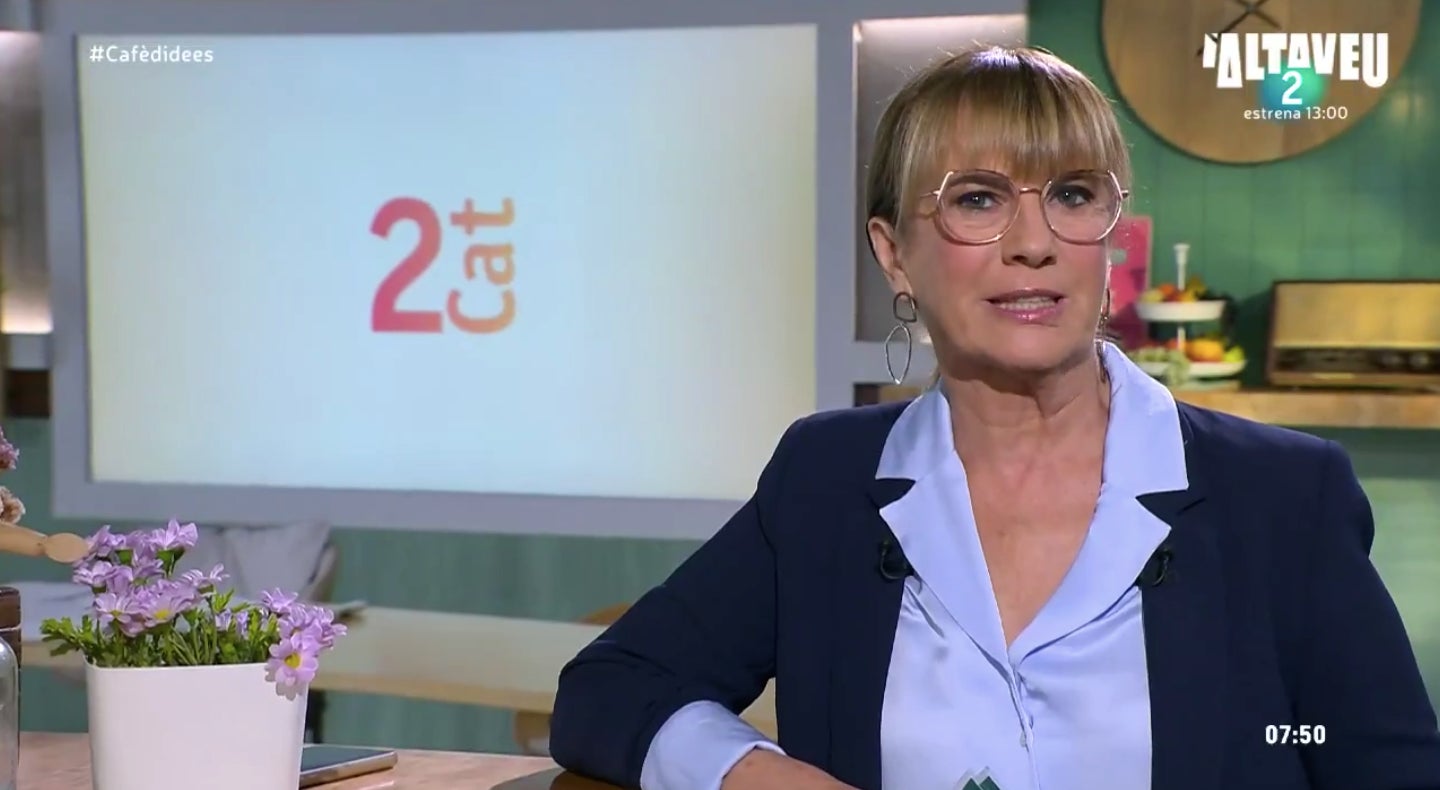 Gemma Nierga ha promocionat la nova vida de La 2 Cat