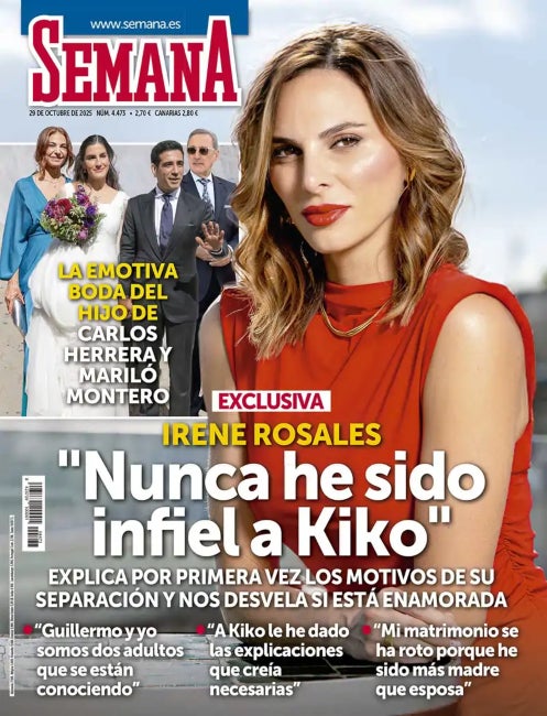Irene Rosales dona detalls de la separació - Lecturas