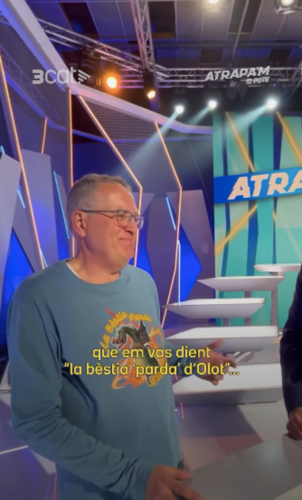  Albert se ha hecho una camiseta especial para 'Atrápame si puedes' | 3Cat