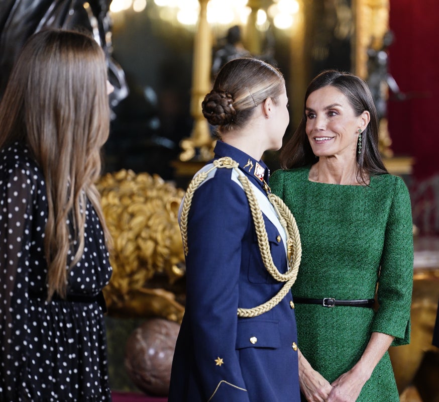 Letícia sempre es mostra molt atenta a les seves filles - Europa Press