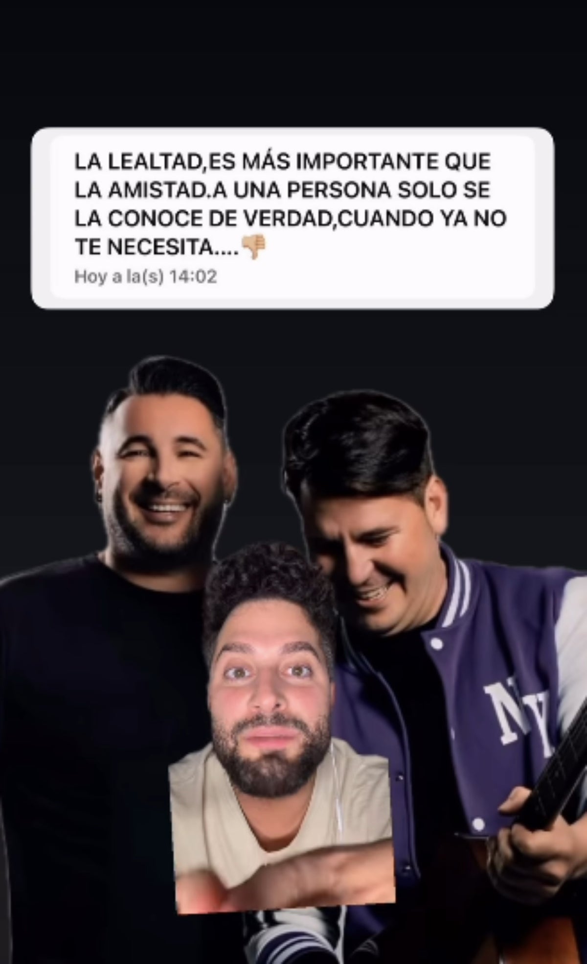 Lucas explota després de l'anunci d'Andy y la seva carrera en solitari _ Instagram