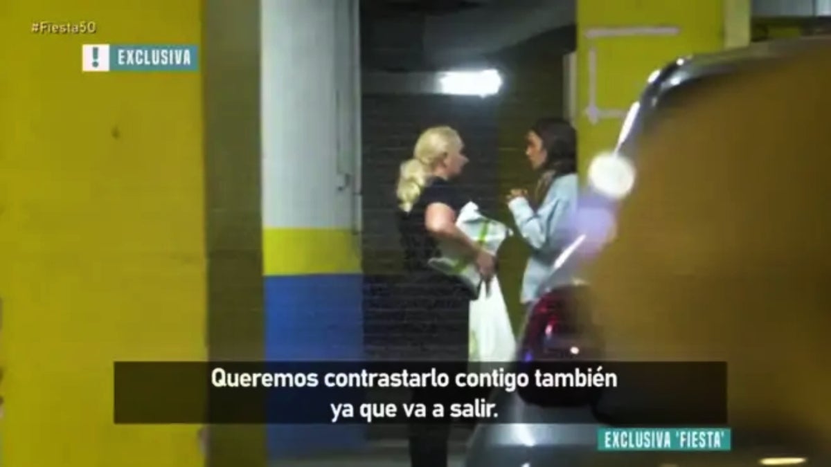 Raquel Mosquera no vol confirmar la detenció del seu marit - Telecinco