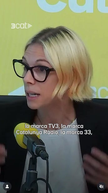 Rosa Romà assegura que no desapareixeran les marques de TV3 i Catalunya Ràdio - Instagram