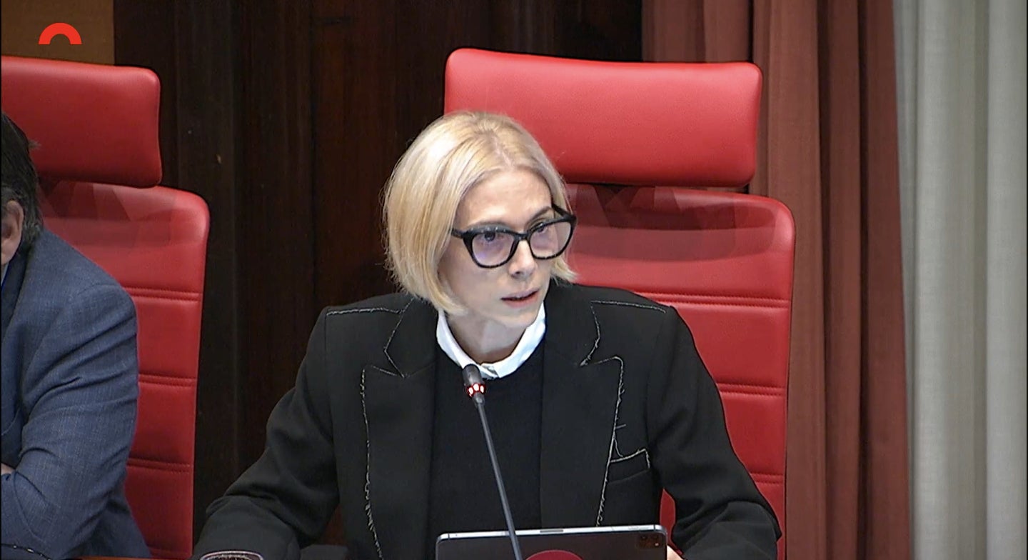 Rosa Romà da explicaciones sobre los primeros datos del 3CatInfo - Parlamento