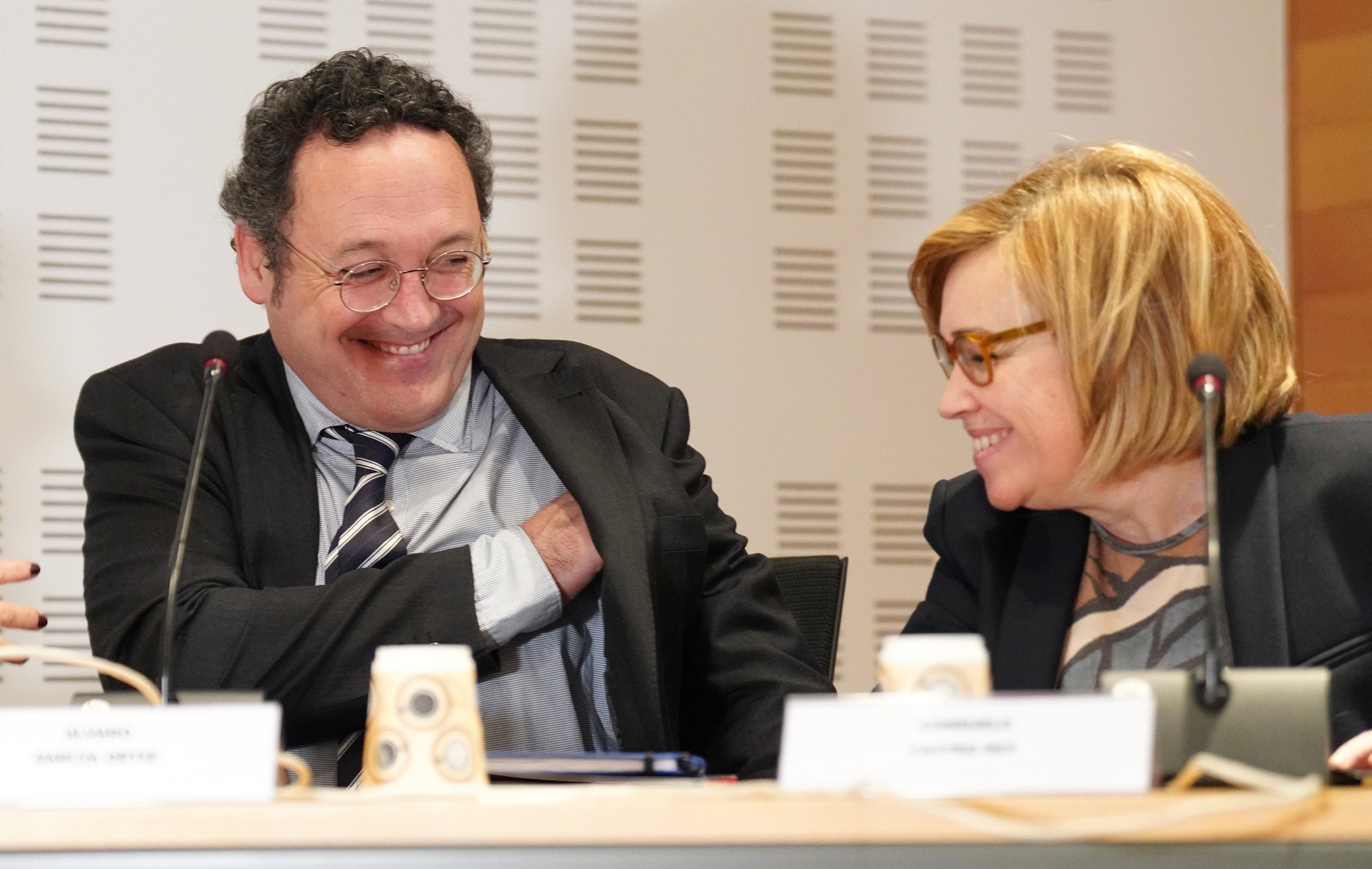 El Fiscal General de l'Estat i Consuelo Castro, en una imtage d'arxiu/Europa Press