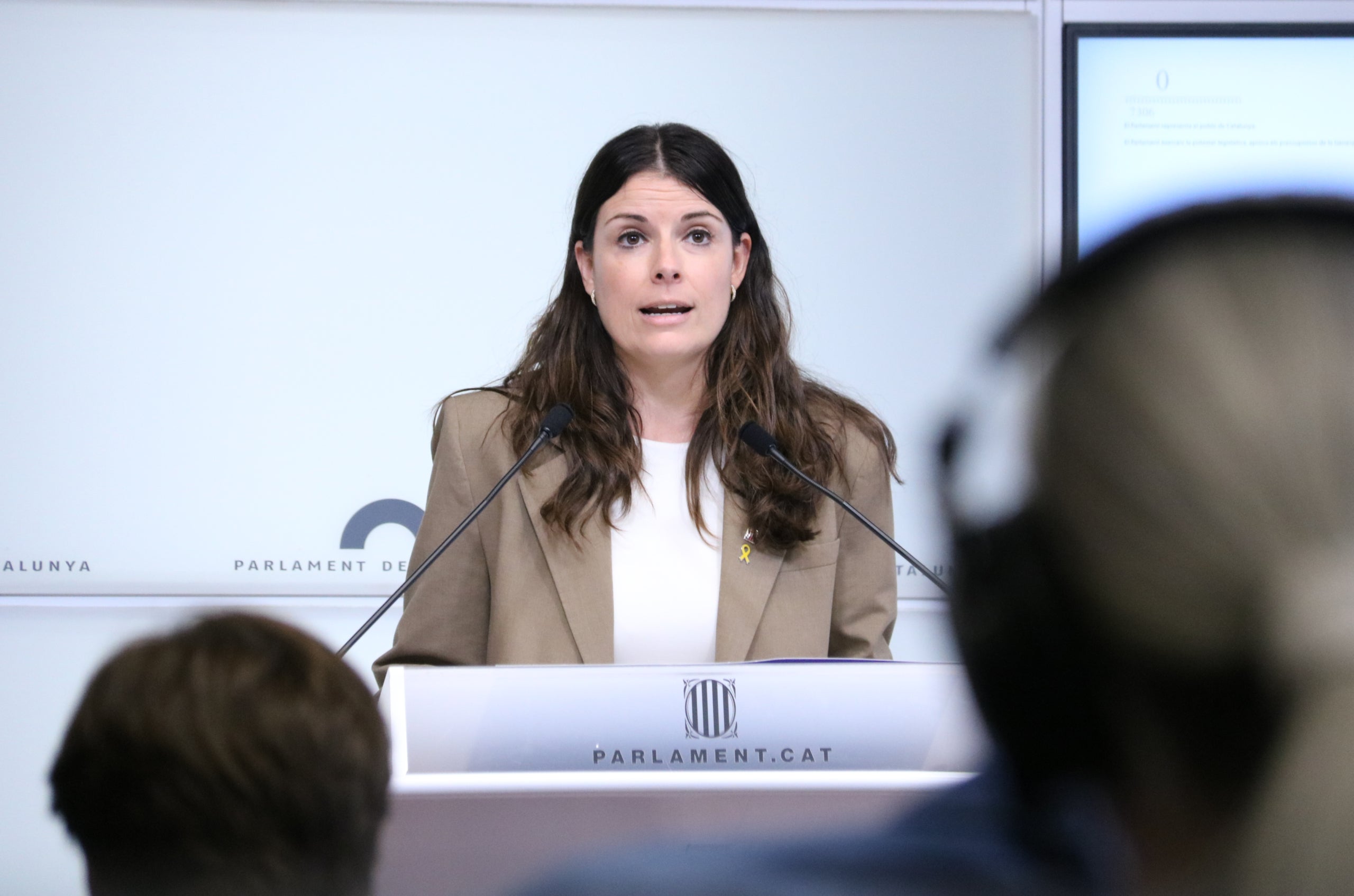 La portaveu de Junts al Parlament, Mònica Sales | Gerard Artigas (ACN)