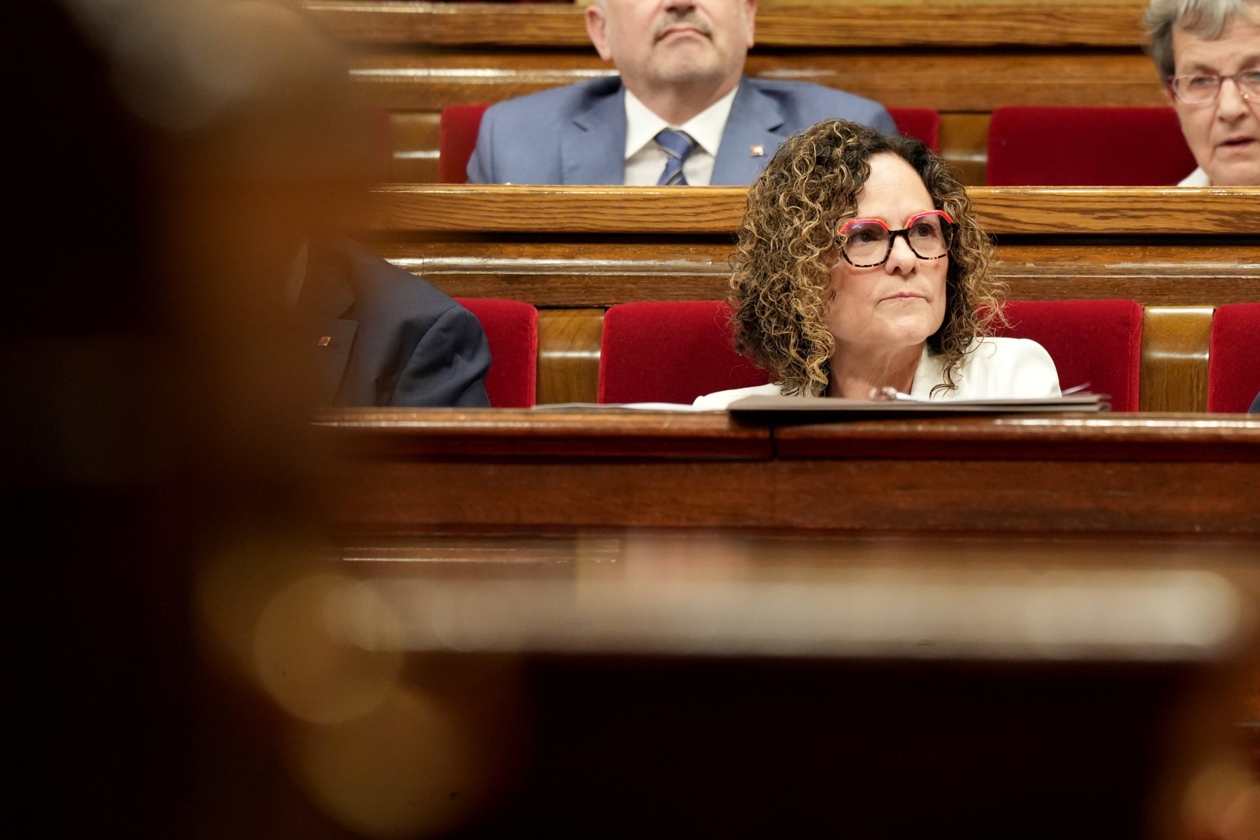 La consellera de Cultura, Sònia Hernández, en el Parlamento/Bernat Vilaró/ACN