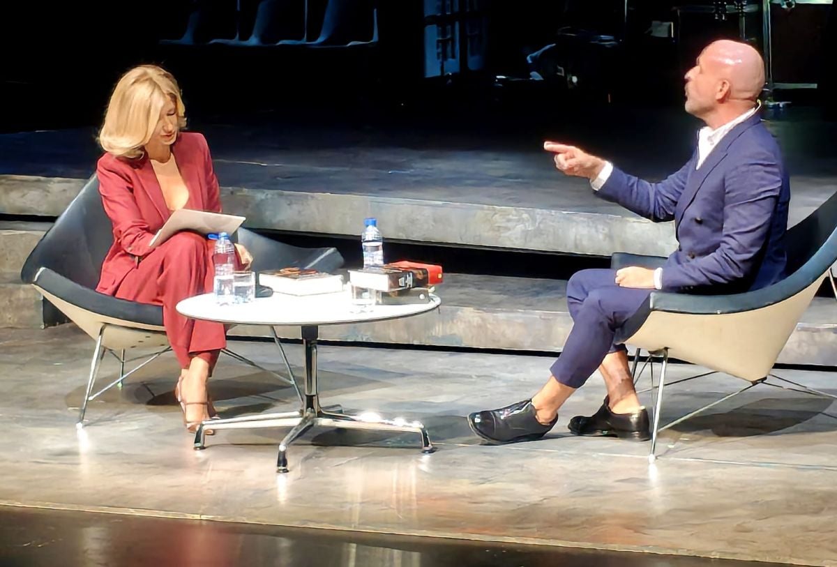 Jaime de los Santos en la presentación de su libro | Foto de Servimedia