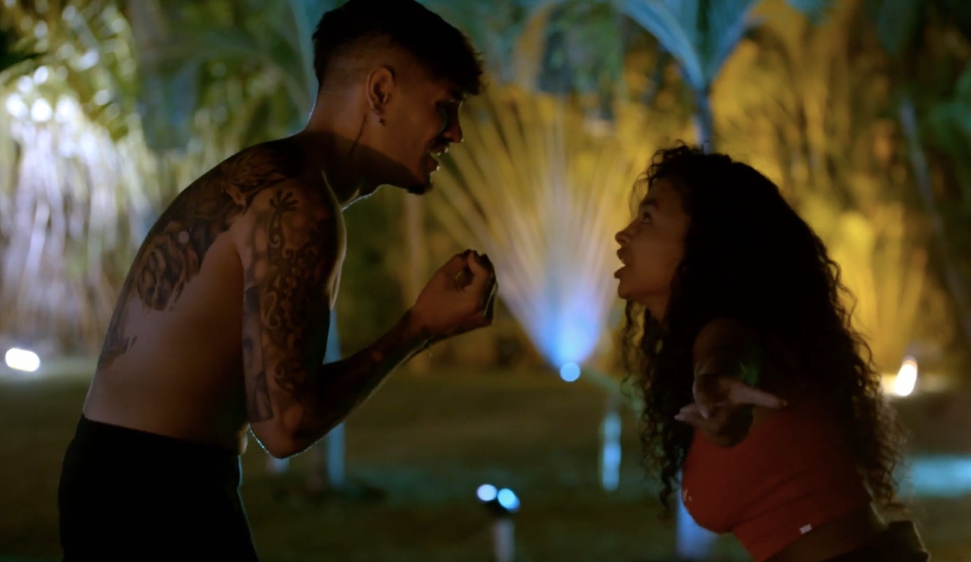 Álvaro i Mayeli discuteixen a 'La isla de las tentaciones' | Telecinco