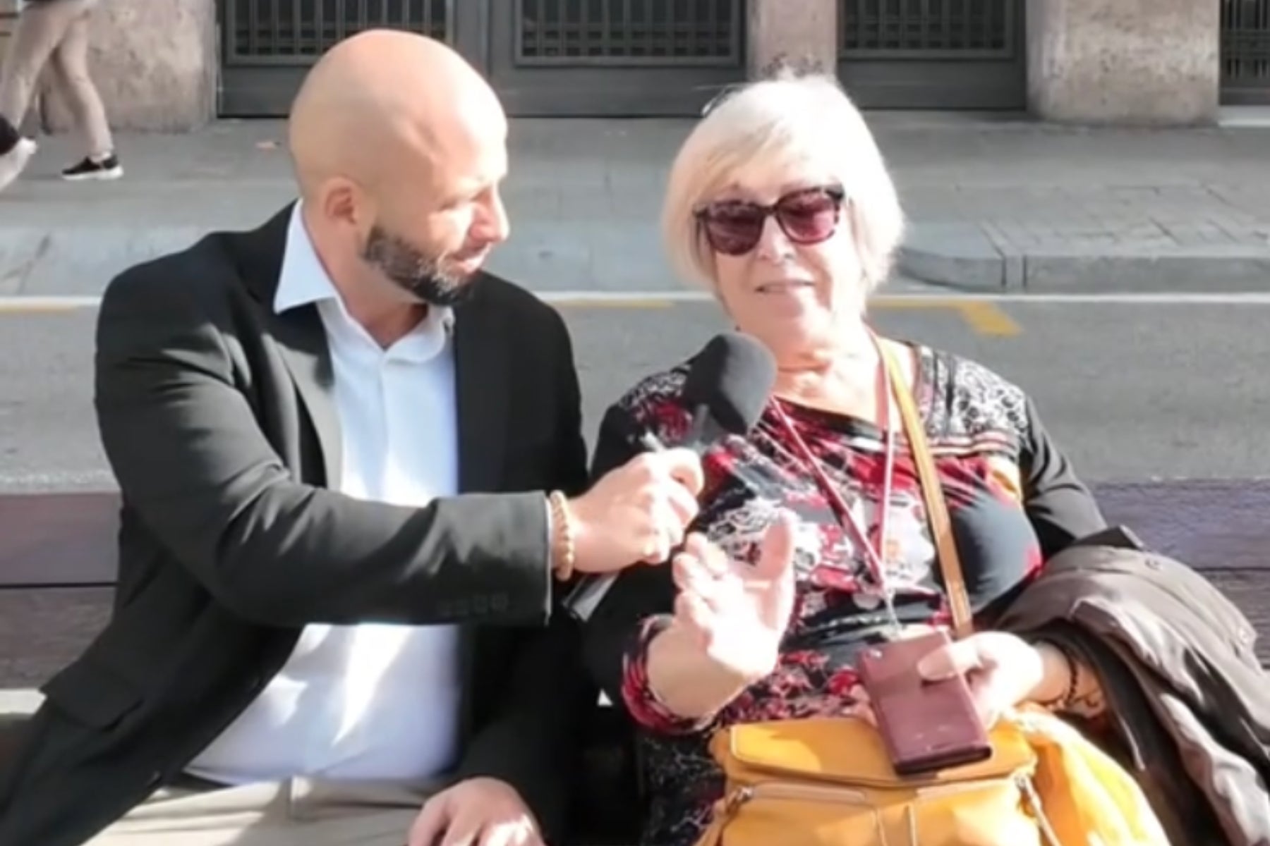 Una captura del vídeo de TikTok