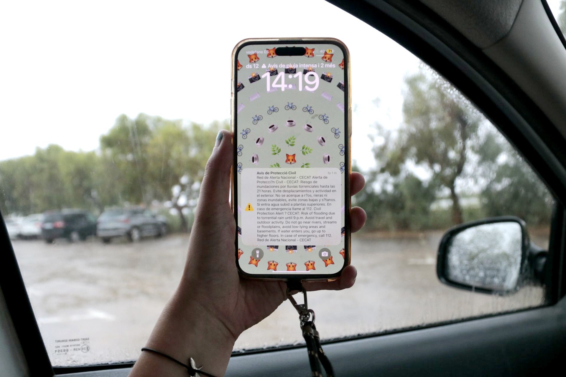 Avisos de Protección Civil alertando sobre una situación meteorológica de peligro / ACN