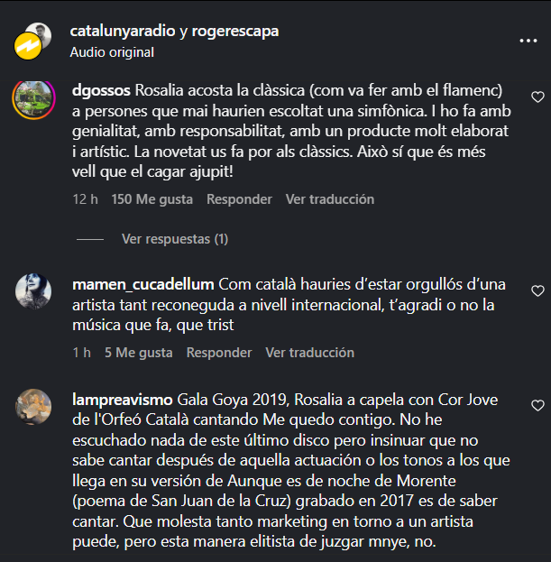 Algunas de las críticas a Ramon Gener | Instagram