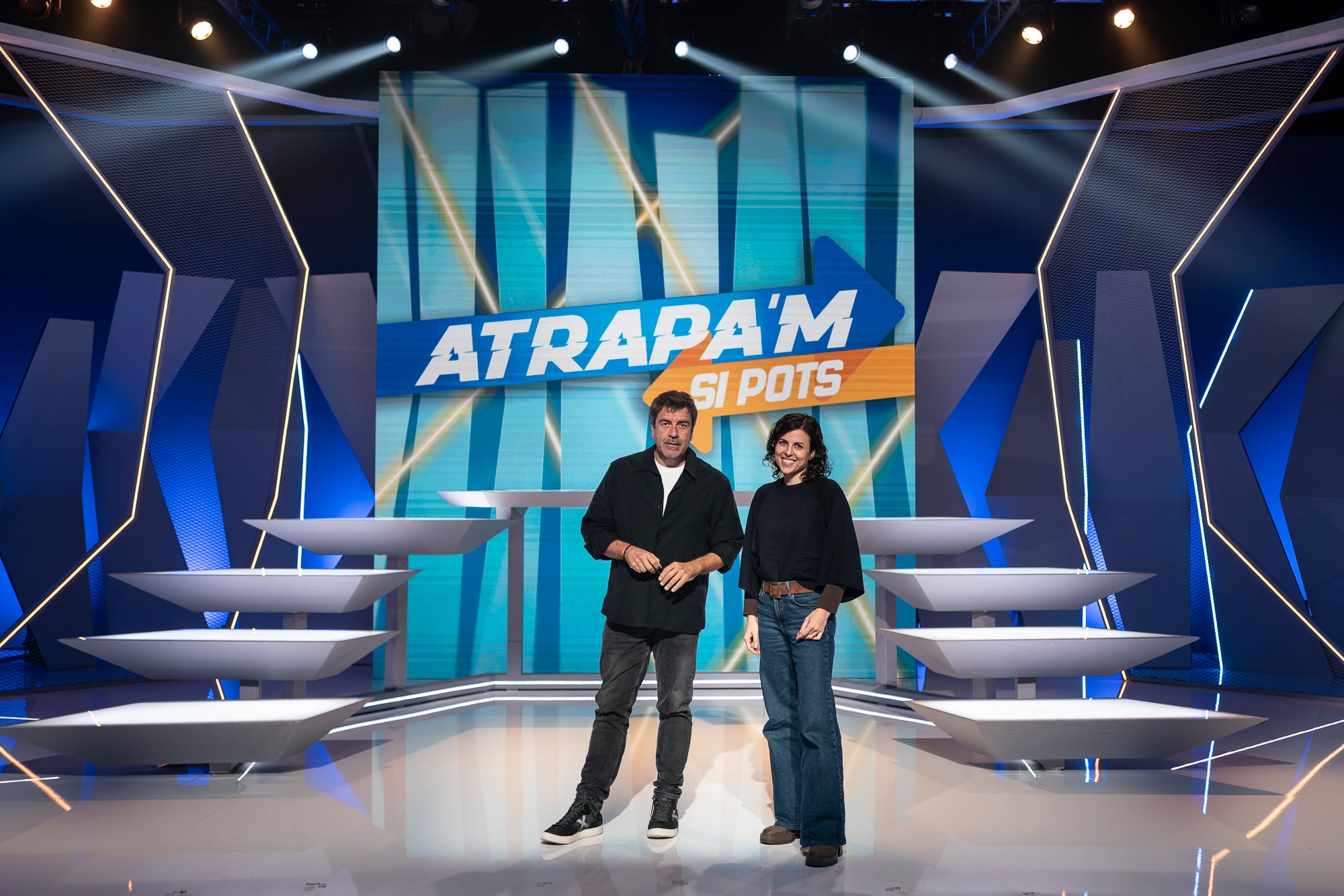 Marta Obiols y Espartac Peran, directores del 'Atrapa’m si pots' | Mireia Comas