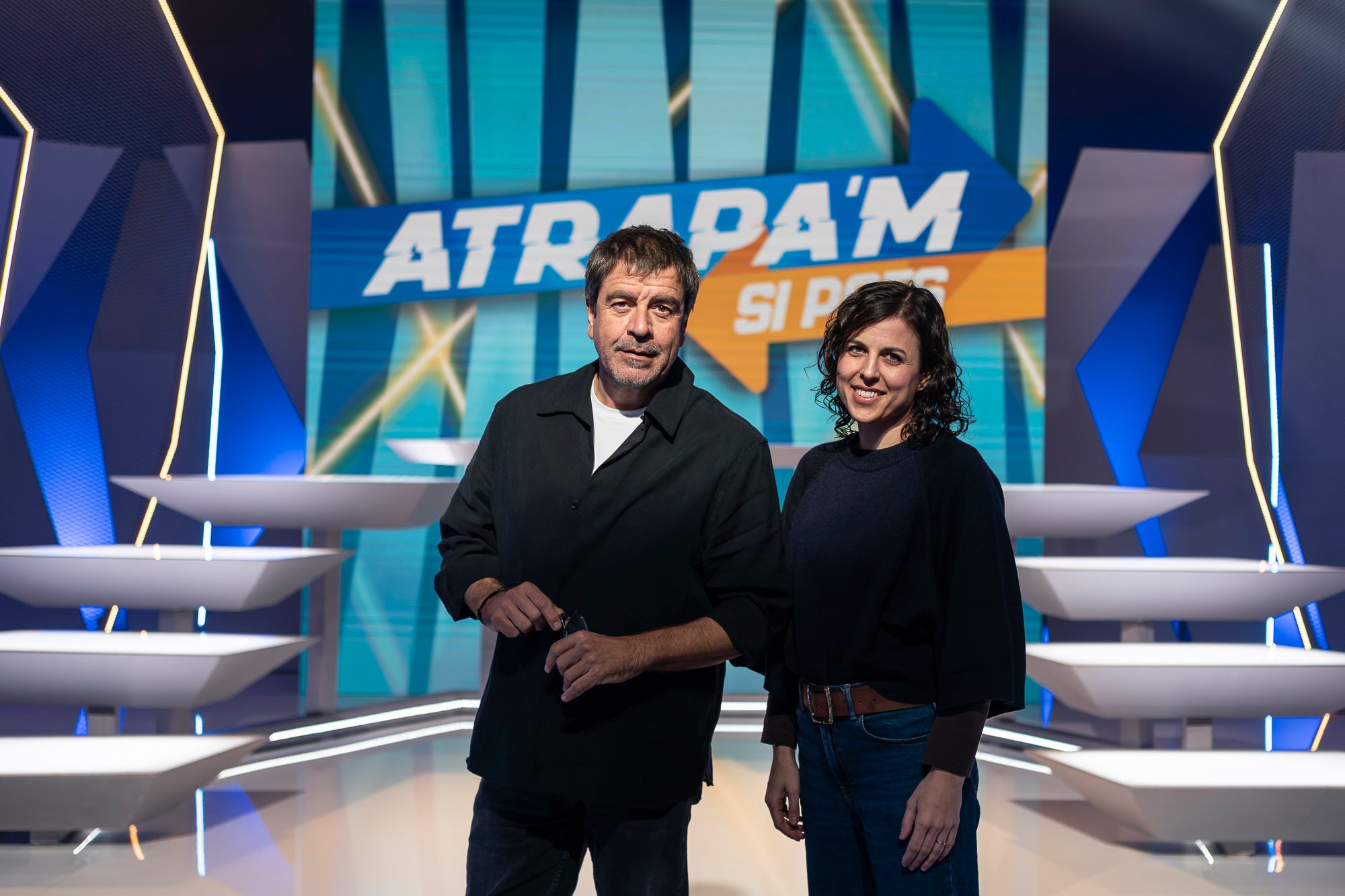 Marta Obiols y Espartac Peran, directores del concurso 'Atrapa’m si pots' | Mireia Comas