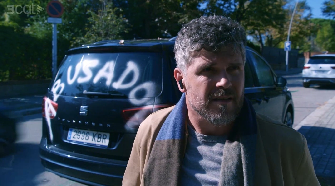  El Salva ha rebut una pintada al cotxe a 'Com si fos ahir' _ 3Cat