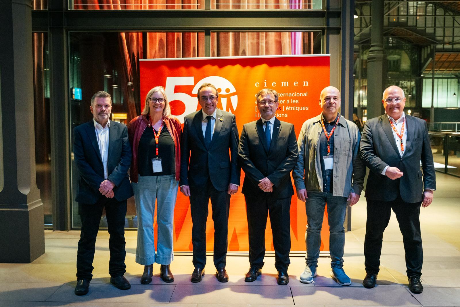 La recepció oficial de l’assemblea general de la Xarxa Europea per la Igualtat Lingüística / Ciemen