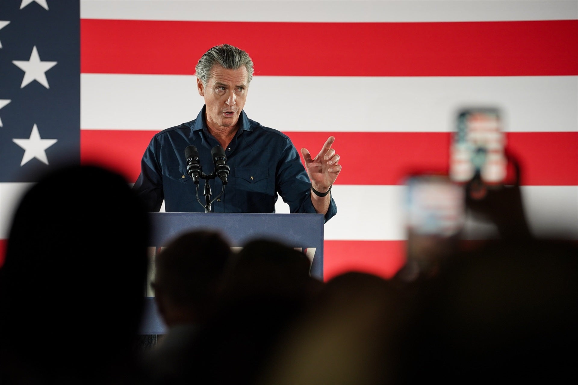 El governador de California, Gavin Newsom, un dels opositors més vehements de Trump / EP