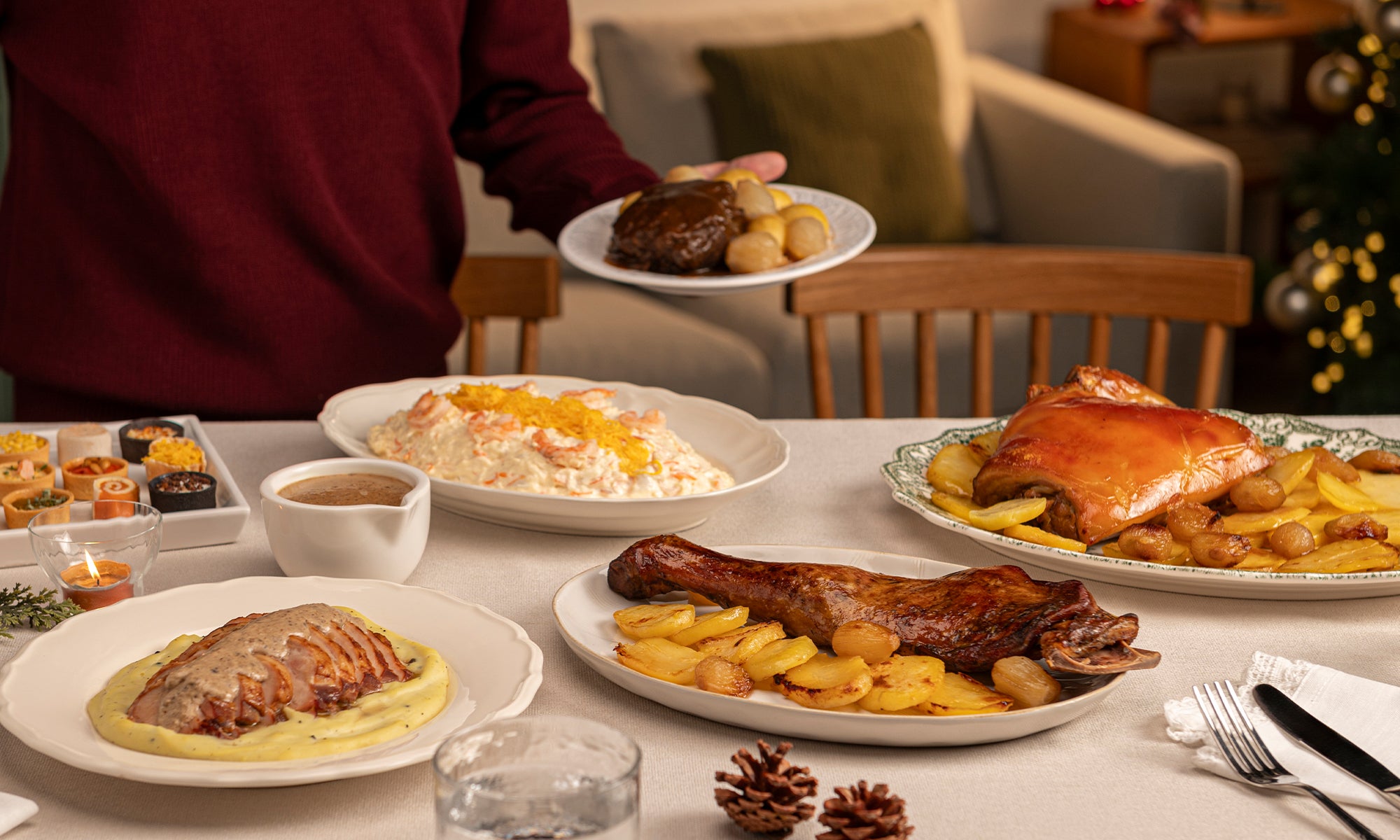 Plats nadalencs de Mercadona, que es trobaran a la secció 'A punt per menjar' / Mercadona