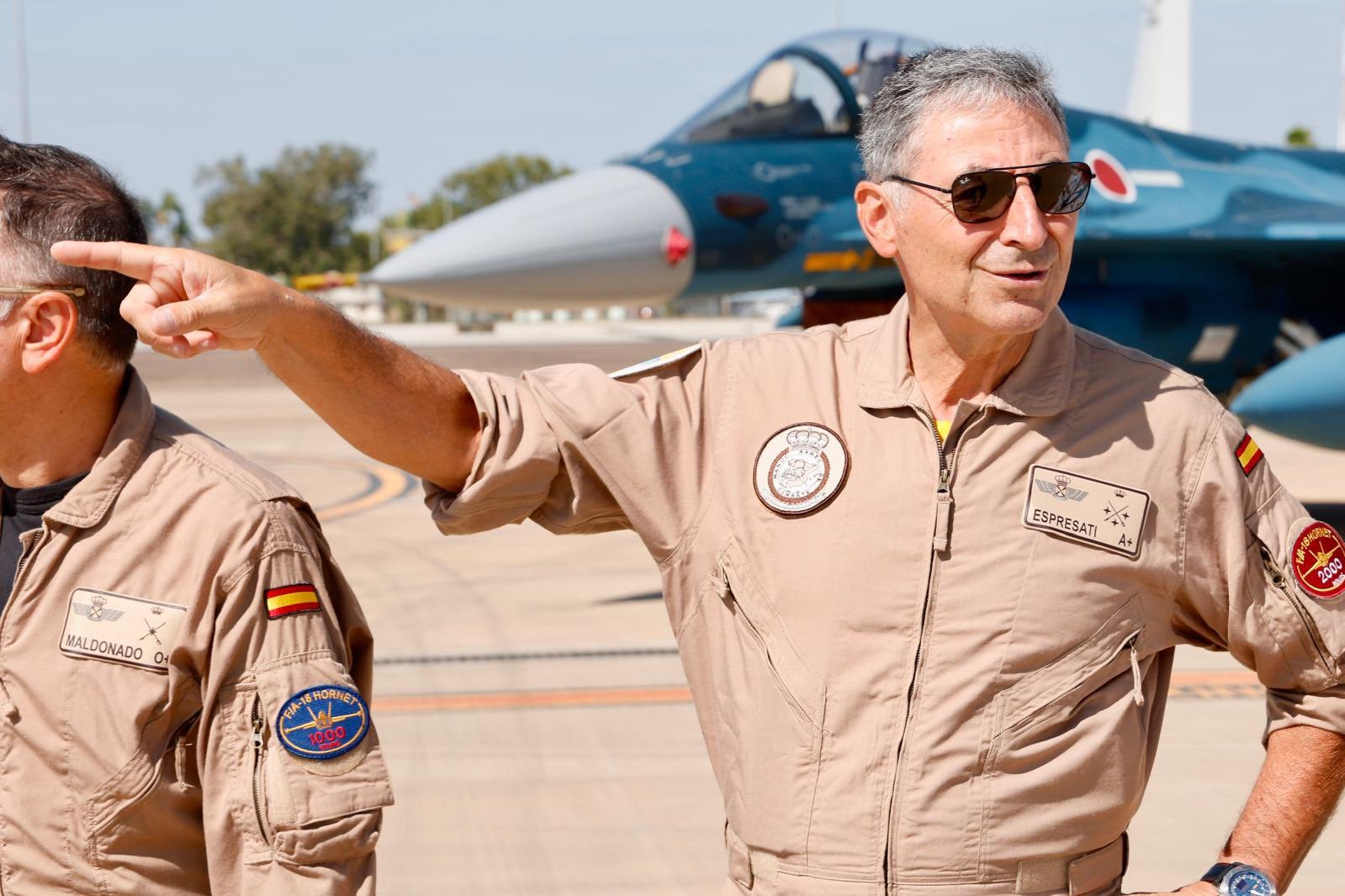 El tinent general de l'Aire Francisco González Espresati en una operació a Darwin, Austràlia/EdA