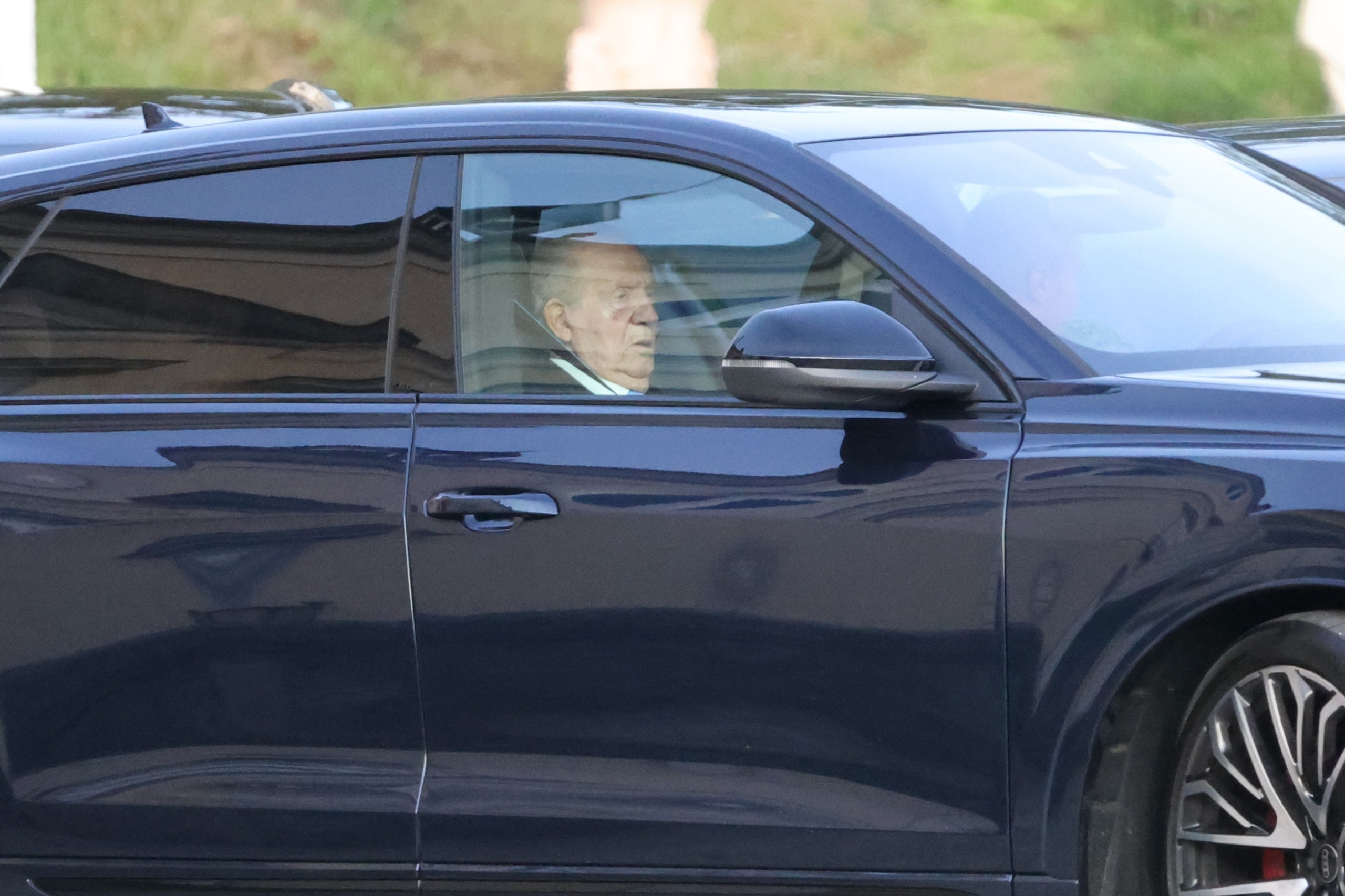 Joan Carles arriba a l'esmorzar familiar | Europa Press