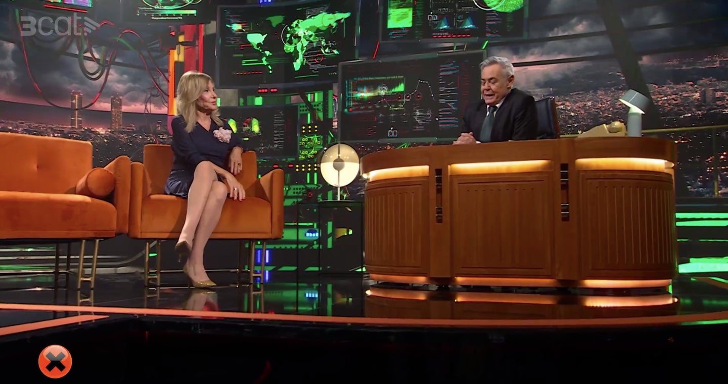 Jordi González entrevista Pilar Eyre a Col·lapse - TV3