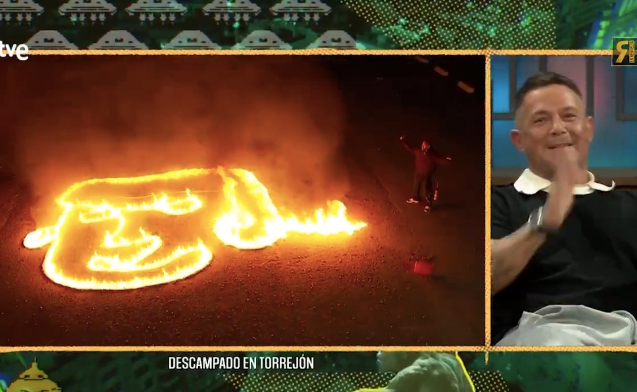 Jorge Ponce fa un retrat amb foc d'Alejandro Sanz a 'La Revuelta' | RTVE